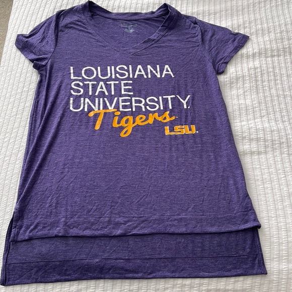Champion Tops - Womens Champion LSU Tee